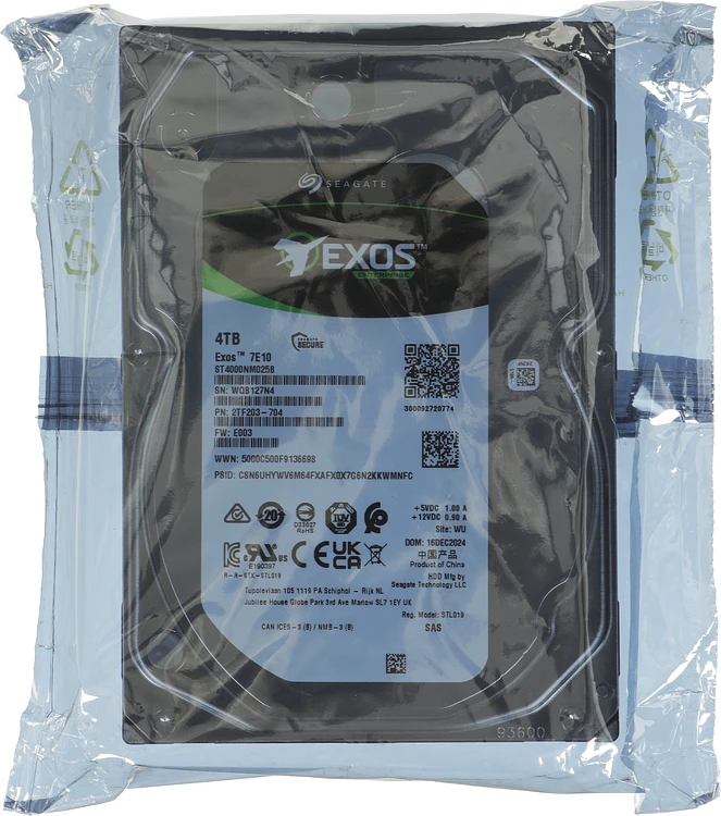 Жесткий диск Seagate Exos 7E10 4TB (ST4000NM025B)