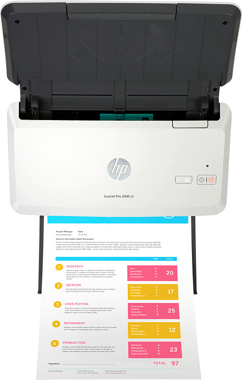 Сканер HP ScanJet Pro 2000 s2 (6FW06A) Сканер HP ScanJet Pro 2000 s2 (6FW06A)