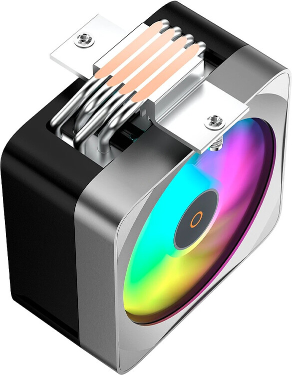 Кулер для процессора Ocypus Delta A40 EX BK ARGB черный (Delta-A40-BK1NAWN00E-GL)
