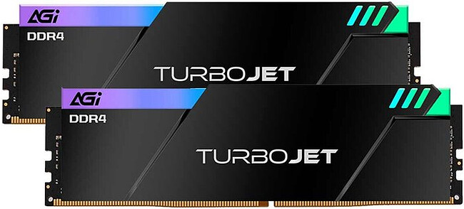 Оперативная память AGi Turbojet RGB 2х8GB DDR4 DIMM PC4-28800 (AGI3EPC08UD848)