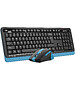 Набор периферии A4Tech Fstyler FG1035 Navy Blue черный/синий