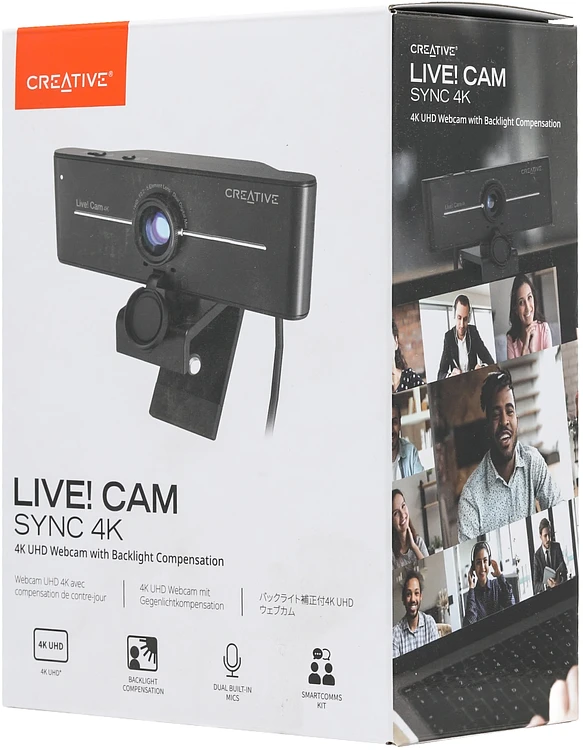 Веб-камера Creative Live! Cam 4K VF0990 черный (73VF099000000)