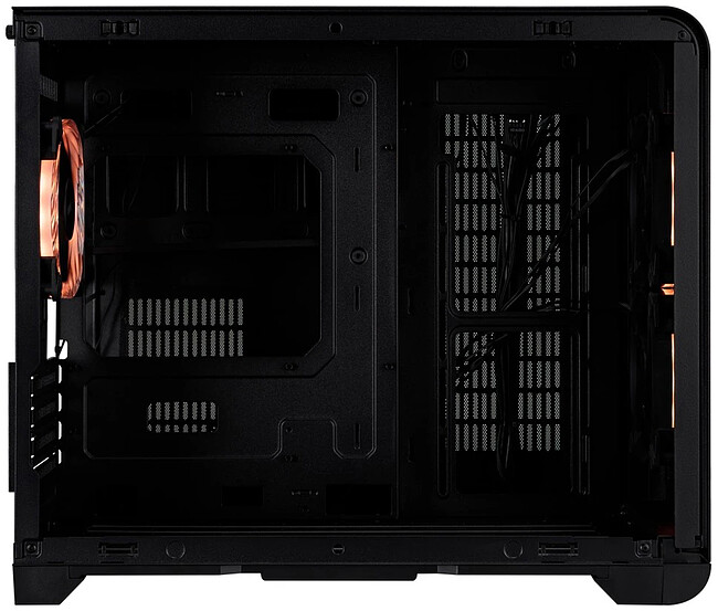 Корпус 1stPlayer VT6 без БП Black (VT6-BK-3F7)