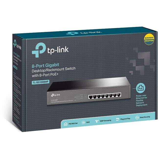 Коммутатор TP-Link TL-SG1008MP