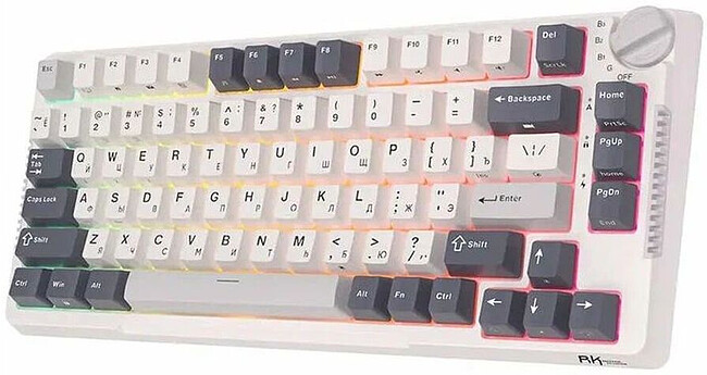 Клавиатура Royal Kludge RK-H81 Blue switch/White Night