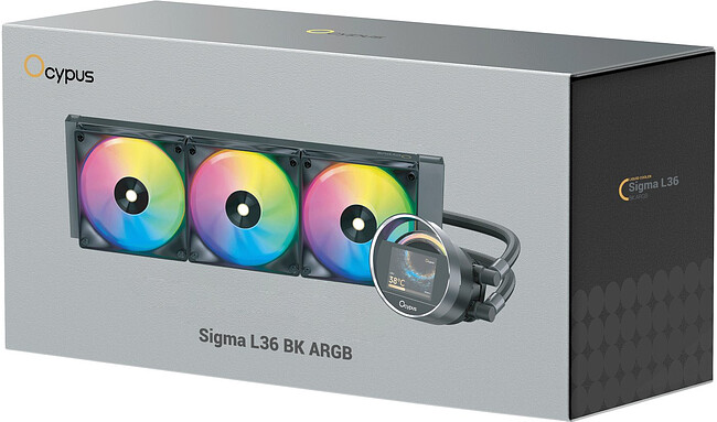 Система жидкостного охлаждения для процессора Ocypus Sigma L36 BK ARGB черный (Sigma-L36-BK3AAWWN00X-GL)