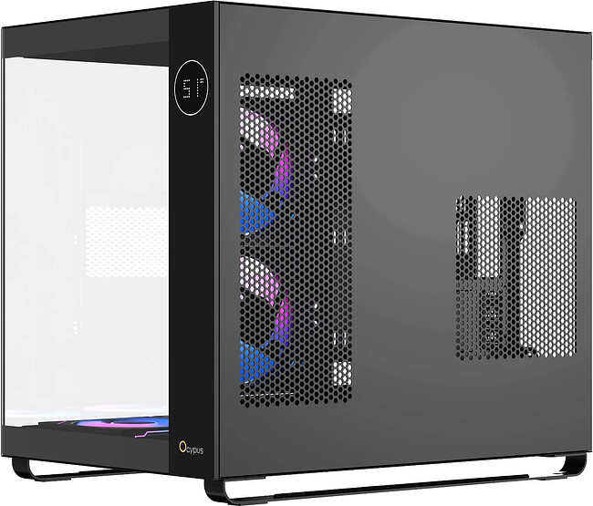 Корпус Ocypus Iota C70 ARGB без БП Black (Iota-C70-BKD600XX-GL)