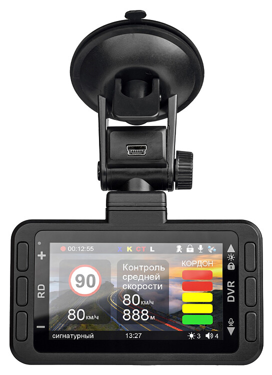 Видеорегистратор-радар детектор-GPS информатор Playme Mark