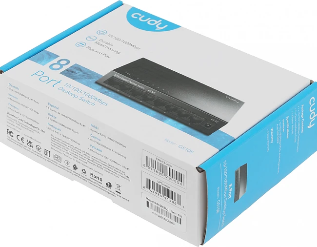 Коммутатор Cudy GS108