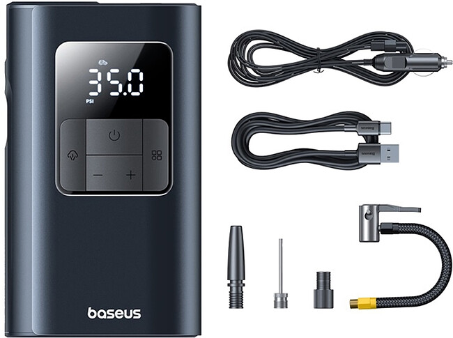 Автомобильный компрессор Baseus PrimeTrip VA1 C11169001121-00 Cosmic Black (BS-CG034)