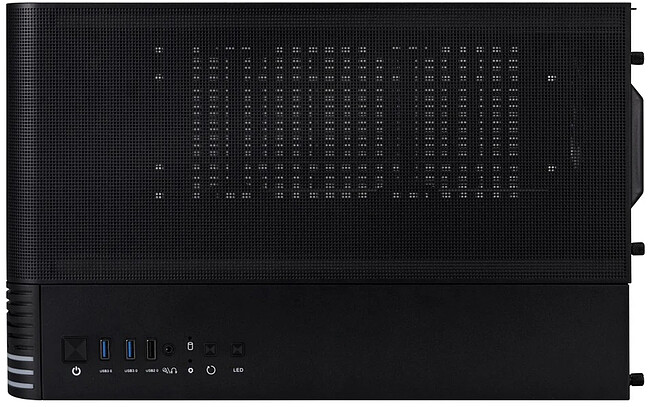 Корпус 1stPlayer VT6 без БП Black (VT6-BK-3F7)