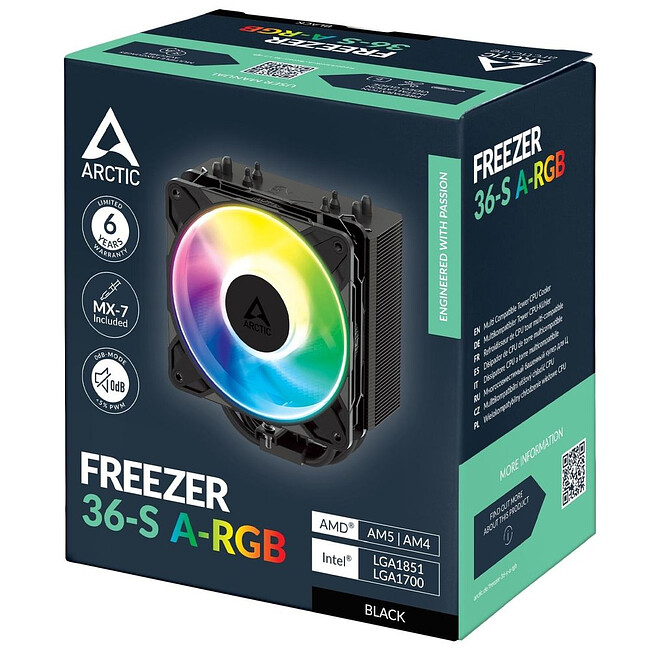 Кулер для процессора Arctic Freezer 36-S A-RGB Black (ACFRE00198A)