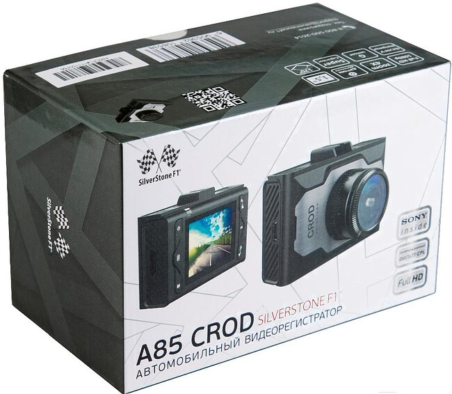 Автомобильный видеорегистратор Silverstone F1 Crod A85-CPL черный