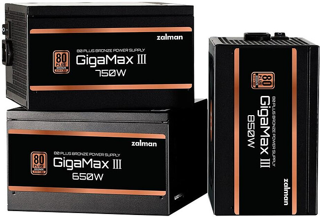 Блок питания Zalman Gigamax III 850W Black (ZM850-GV3)