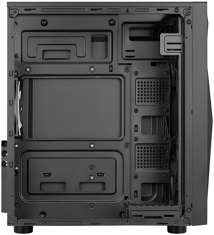 Корпус AeroCool ATX Без БП Glider (Cosmo-G-BK-v1)