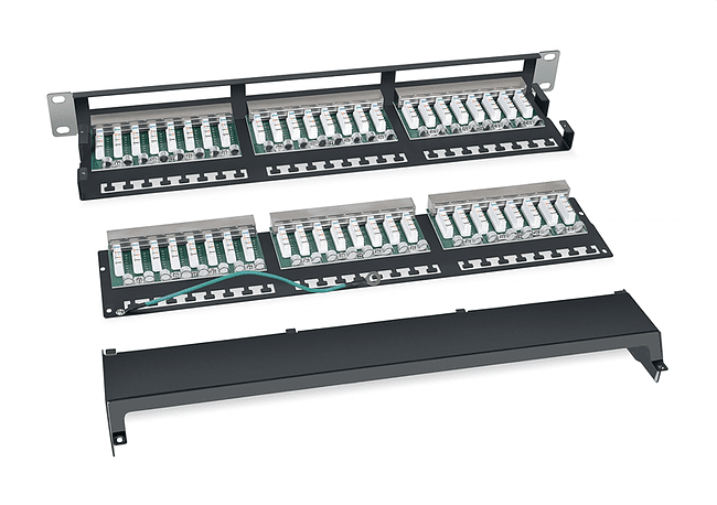 Патч-панель Cabeus PLHD-48-CAT.5E-SH-DUAL IDC-1U