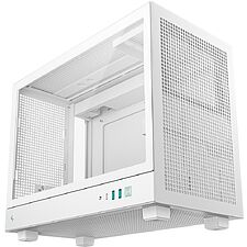 Корпус DeepCool CH160 Plus WH miniITX без БП белый (R-CH160-WHNGM0-G)