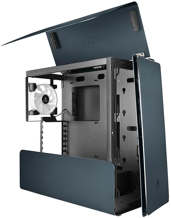 Корпус Azza Cast черный без БП (CSAZ-808BM)