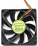 Кулер для корпуса Gembird D8015BM-3