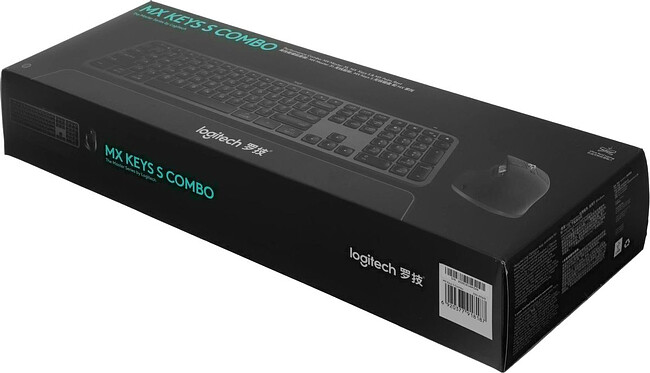 Набор периферии Logitech MX Keys S Combo графитовый/черный (920-011619)