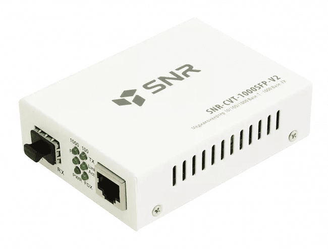 Медиаконвертер SNR SNR-CVT-1000SFP-V2