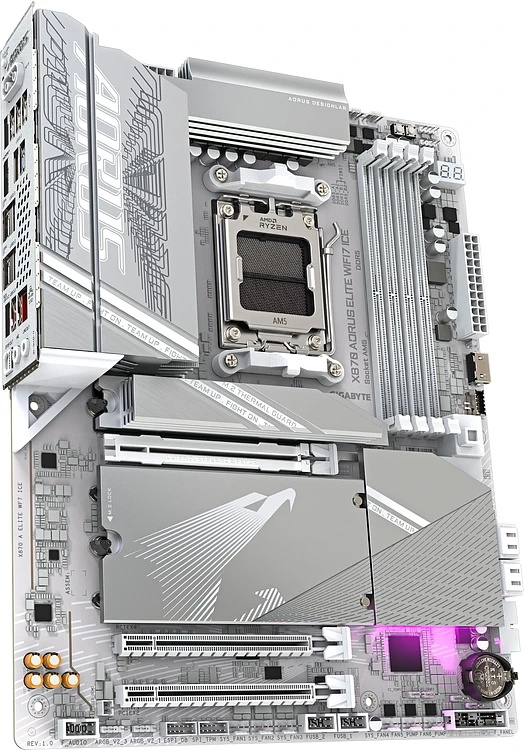 Материнская плата Gigabyte X870E Aorus Elite WIFI7 Ice rev. 1.2