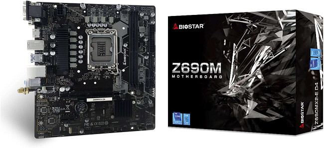 Материнская плата Biostar Z690MX2-E D4