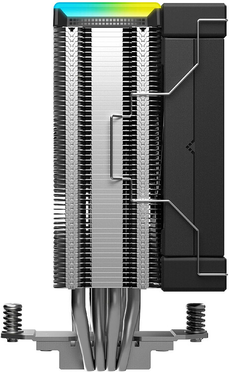Кулер для процессора DeepCool AK400 Digital SE черный (R-AK400-BKADMN-GJD)