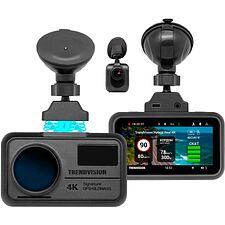 Автомобильный видеорегистратор TrendVision Hybrid Signature Real 4K 2CH черный