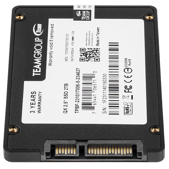 SSD диск Team Group QX 2Tb (T253X7002T0C101)