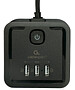 Сетевой фильтр Cablexpert Tower TWR-4-U3-B-2