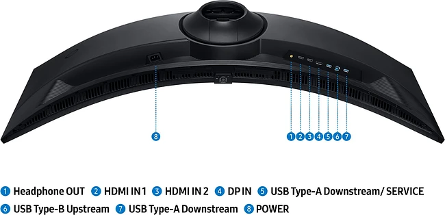Монитор Samsung Odyssey G9 S49FG916EIXCI черный (LS49FG916EIXCI)