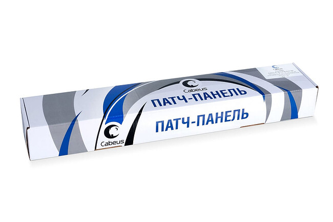 Патч-панель Cabeus PL-24-Cat.5e-Dual