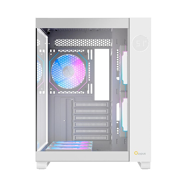 Корпус Ocypus Iota C70 ARGB без БП White (Iota-C70-WHD600XX-GL)