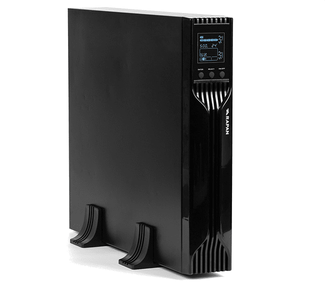 Источник бесперебойного питания Бастион Rapan-UPS 3000-Rack-IN-4X9-E черный (8960)