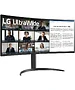 Монитор LG UltraWide 34WR55QK-B черный