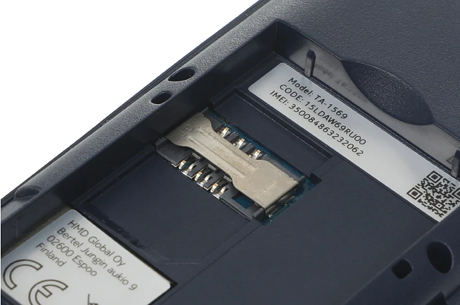 Мобильный телефон Nokia 105 TA-1569 SS черный (1GF019EPA2C04)