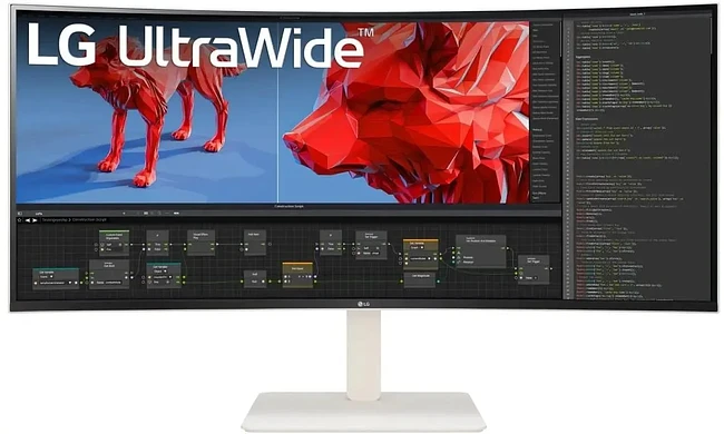 Монитор LG UltraWide 38WR85QC-W белый Монитор LG UltraWide 38WR85QC-W белый