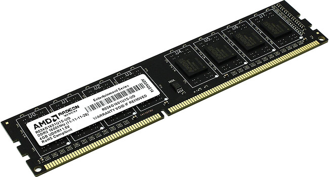 Оперативная память AMD Radeon R5 Entertainment 2GB DDR3 PC3-12800 (R532G1601U1S-U)