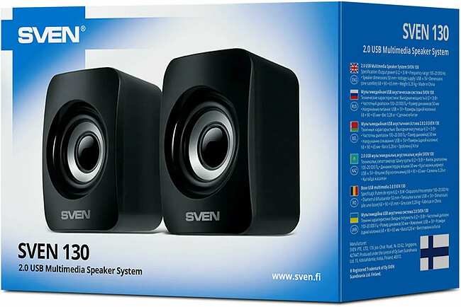 Акустика Sven 130 черный (SV-020224)