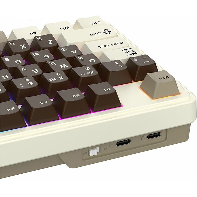 Клавиатура Royal Kludge RK N99 Violet switch/Mokko Grey