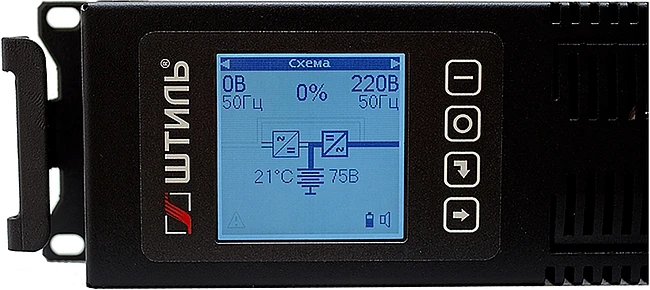 Источник бесперебойного питания Штиль STR1103TLD черный без батареи