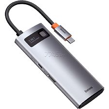 USB-хаб Baseus Metal Gleam Gray (CAHUB-CX0G)
