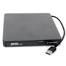 Оптический привод Gembird DVD-USB-03 черный