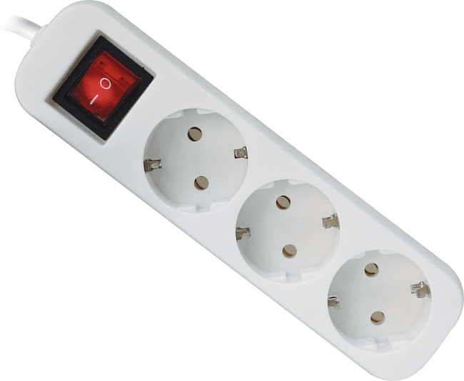 Сетевой фильтр Defender S330 белый (99234)