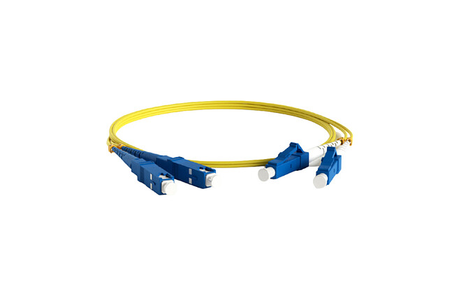 Патч-корд Hyperline FC-D2-9-LC/UR-SC/UR-H-1M-LSZH-YL