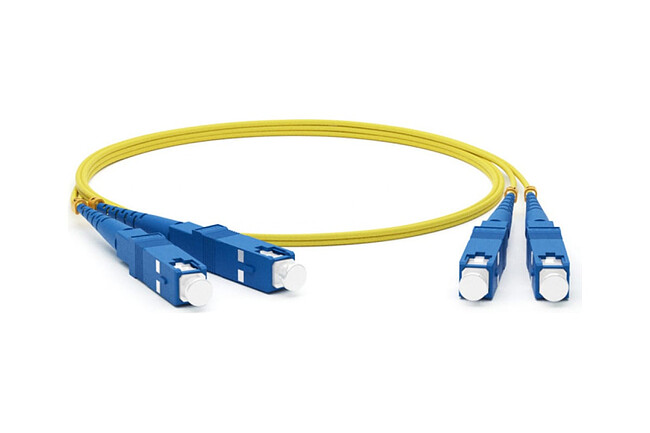 Патч-корд Hyperline FC-D2-9-LC/UR-SC/UR-H-1M-LSZH-YL