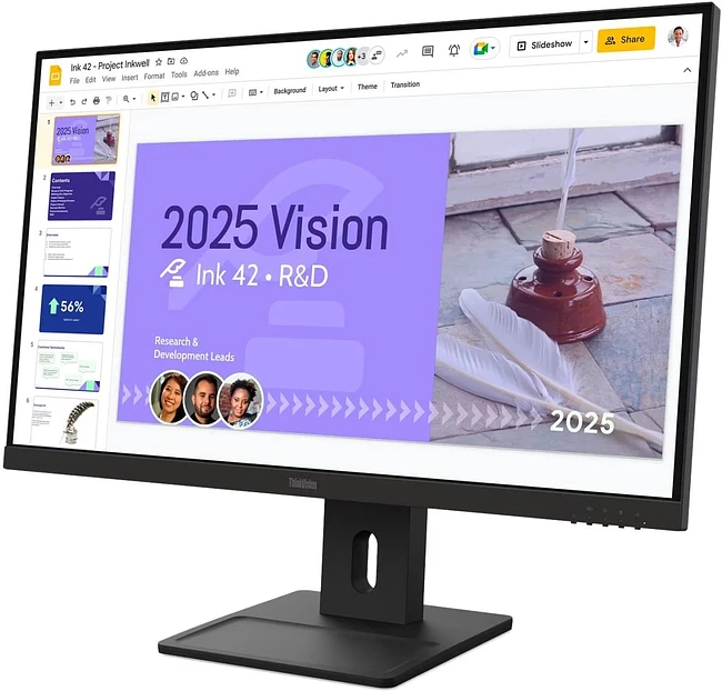 Монитор Lenovo ThinkVision E27Q-40 черный (64BDGAT4UK)