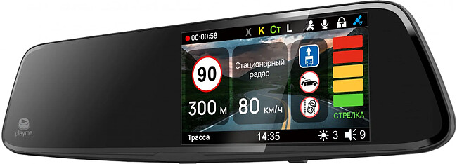Видеорегистратор-радар детектор Playme Scout