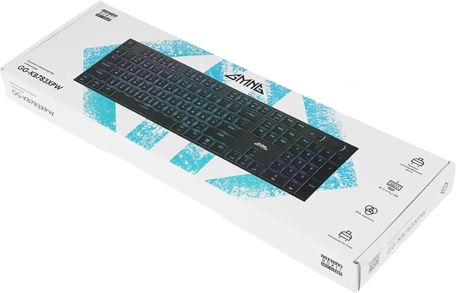 Клавиатура GMNG GG-KB783XPW черный (1910520)